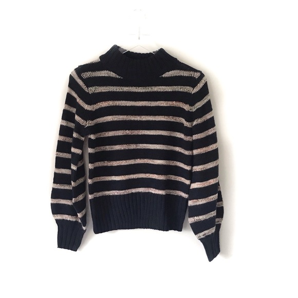 Madewell striped mock neck sweater - Picture 9 of 11